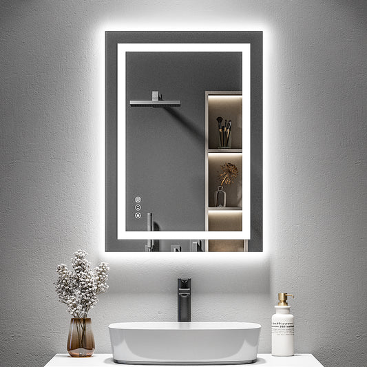  YEELAIT Espejo de baño LED de 40 x 32 pulgadas con